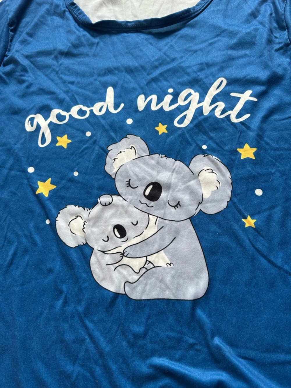 Long-Sleeve Blue Koala Pajama Set - 'Good Night'. Size 3X - Picture 3 of 8